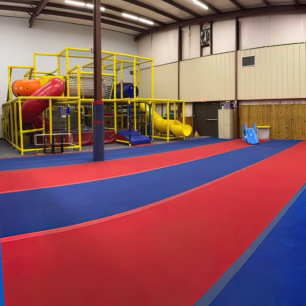 WOW! A Huge Indoor Gym To Explore & Play